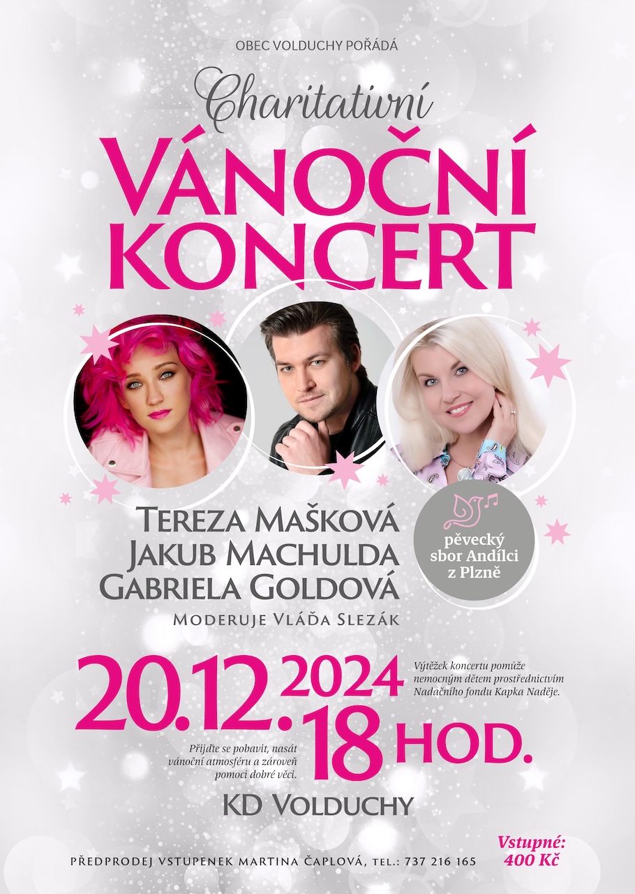 Volduchy chystají vánoční koncert